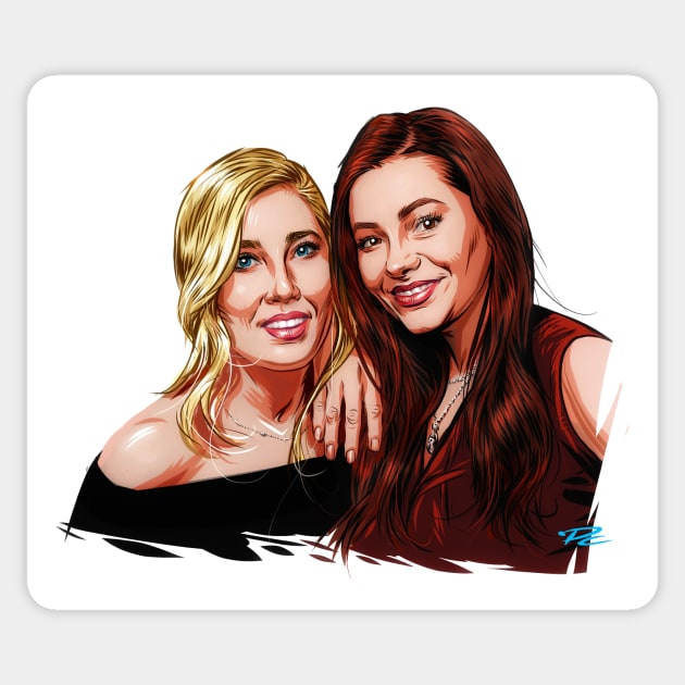 Maddie & Tae - An illustration by Paul Cemmick Sticker by PLAYDIGITAL2020